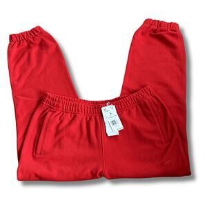 Adidas Originals by Humanrace VIVID RED  pants Mens Size L  NEW WITH TAGS